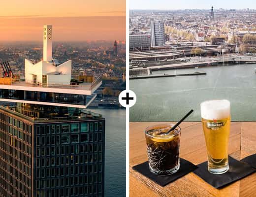 Amsterdam: A'DAM Lookout Entry Ticket with 1 drink