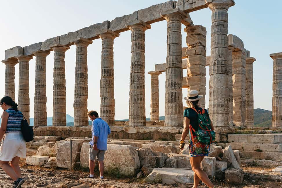 Athens: Cape Sounion & Poseidon Temple Sunset Half-Day Trip side 1