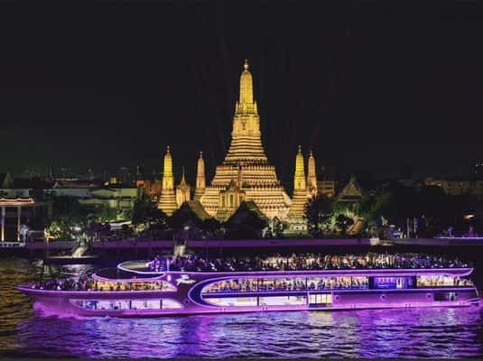 Bangkok:The Planet Sunset&Dinner Cruise on Chao Phraya River