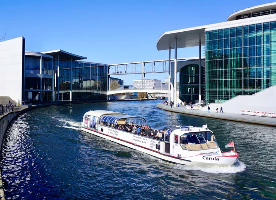 Berlin: 1-hr Boat Tour with Bilingual Live Guide (DE/EN) side 1