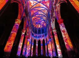 Brussels Cathedral: Immersive Sound and Light Show – Luminiscence side 2