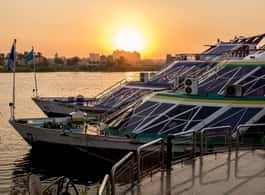 Cairo: Nile Sunset Dinner Cruise, Show & Optional Transfer side 1