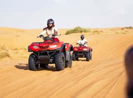 Dubai: Desert Safari, Camel Ride, Sandboarding, Quad Bike side 2