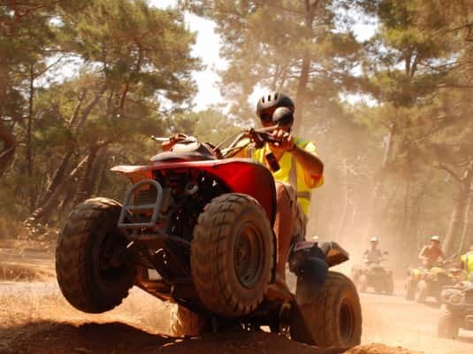 Fethiye: Guided Quad Mountain Safari with Pickup