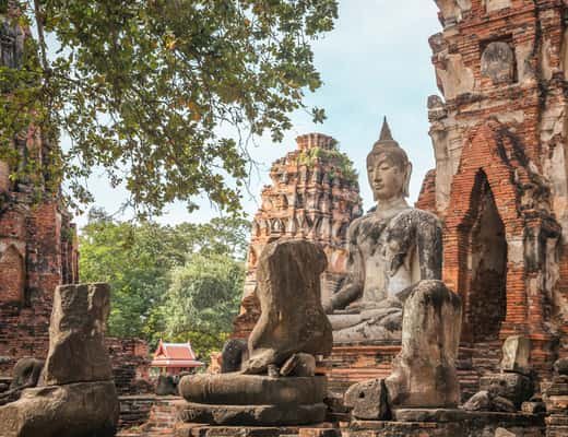 From Bangkok: Ayutthaya & Ayothaya Floating Market Day Trip