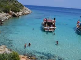 Full-Day Orak Island Boat Trip from Bodrum side 1