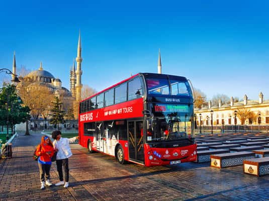 Istanbul: Hop-On-Hop-Off with Optional Audio Tour or Cruise