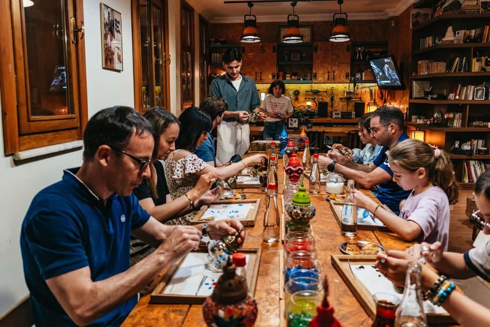 Istanbul: Original Turkish Mosaic Lamp Workshop with Snacks side 1