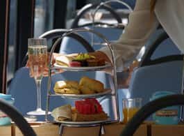London: Afternoon Tea Bus with a Glass of Prosecco side 2